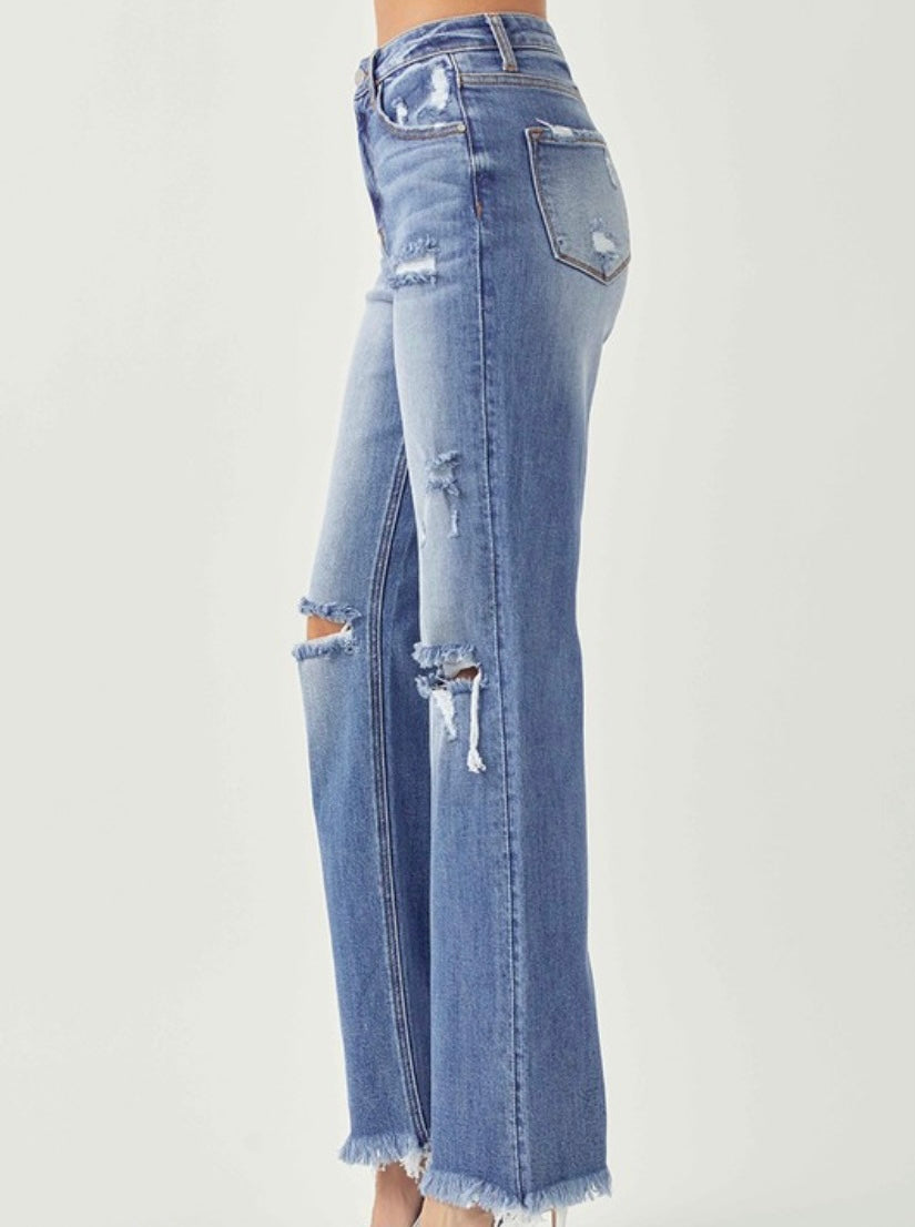Risen Distressed Bootcut Jean Board and Batten Boutique